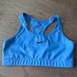 Nike Sports Bra Blue Size Large workout athletic